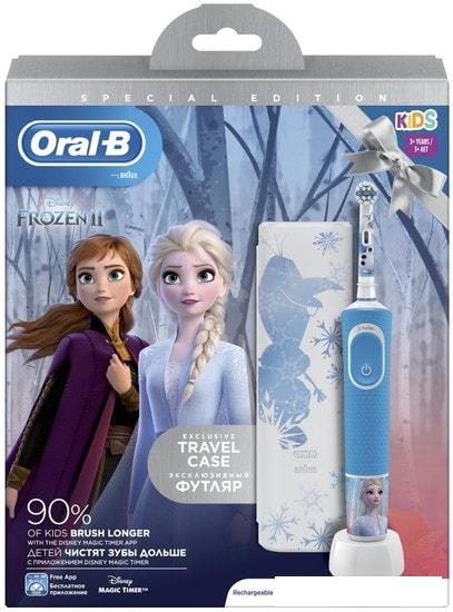 Электрическая зубная щетка Oral-B Kids Frozen D100.413.2KX - фото