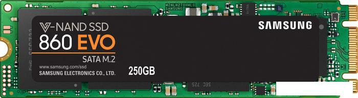 SSD Samsung 860 Evo 250GB MZ-N6E250 - фото