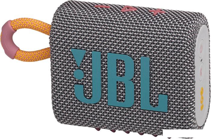 Беспроводная колонка JBL Go 3 (серый) - фото