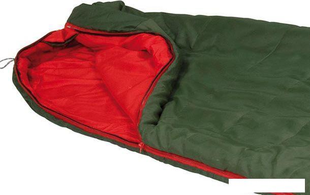 Спальный мешок High Peak Pak 600 23246 (зеленый/красный) - фото