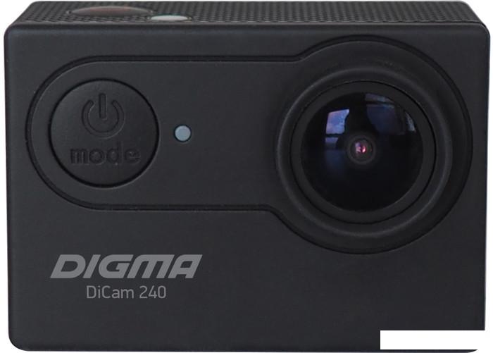 Экшен-камера Digma DiCam 240 (черный) - фото