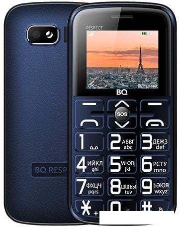 Мобильный телефон BQ-Mobile BQ-1851 Respect (синий) - фото