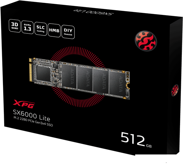 SSD A-Data XPG SX6000 Lite 512GB ASX6000LNP-512GT-C - фото