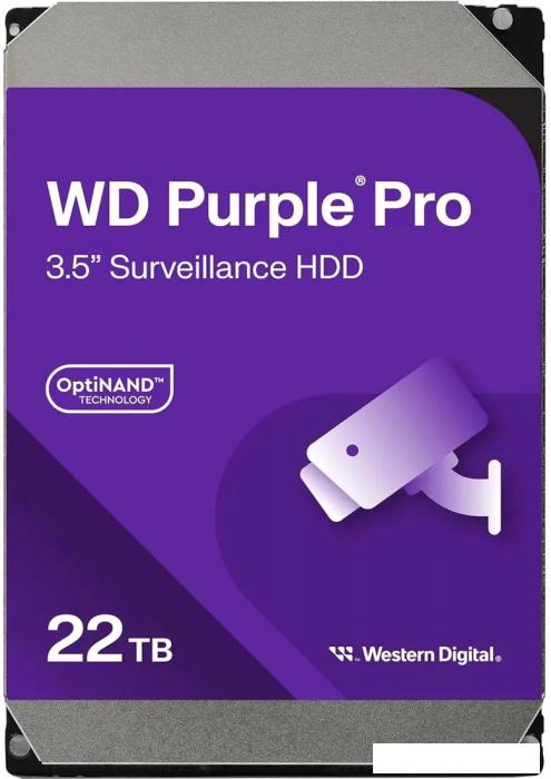 Жесткий диск WD Purple Pro 22TB WD221PURP - фото