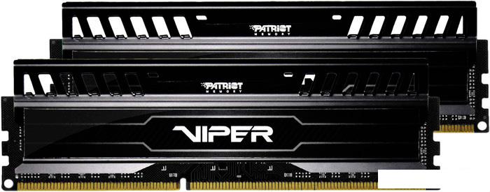 Оперативная память Patriot Viper 3 Black Mamba 2x8GB KIT DDR3 PC3-12800 (PV316G160C0K) - фото