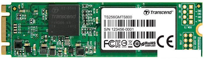 SSD Transcend MTS800 256GB TS256GMTS800S - фото