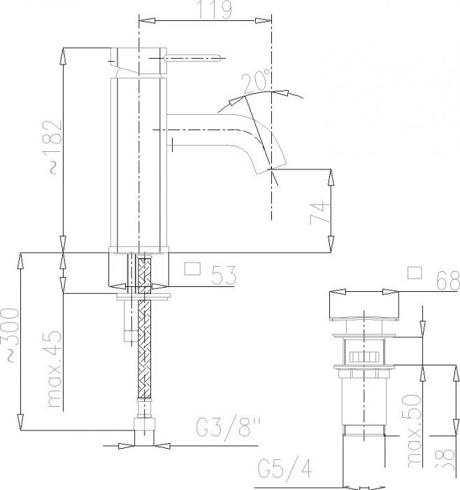 Смеситель Armatura Brylant 4302-811-00 - фото