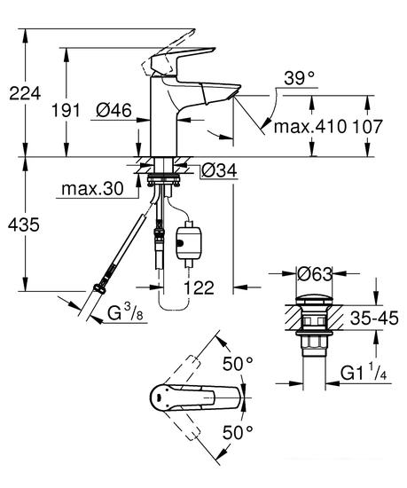 Смеситель Grohe Start M-Size 23978003 - фото