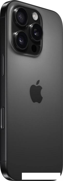 Смартфон Apple iPhone 16 Pro 128GB (черный титан) - фото