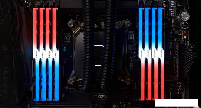 Оперативная память G.Skill Trident Z RGB 8x8GB DDR4 PC4-32000 F4-4000C18D-64GTZR - фото