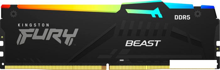 Оперативная память Kingston FURY Beast RGB 16ГБ DDR5 6000 МГц KF560C30BBA-16 - фото