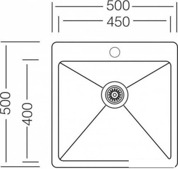 Кухонная мойка ZorG ZRE 5050 - фото