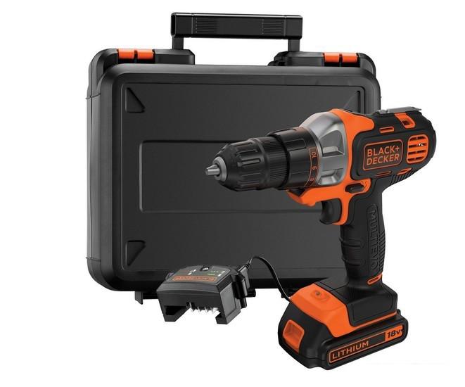 Дрель-шуруповерт Black & Decker MT218K - фото