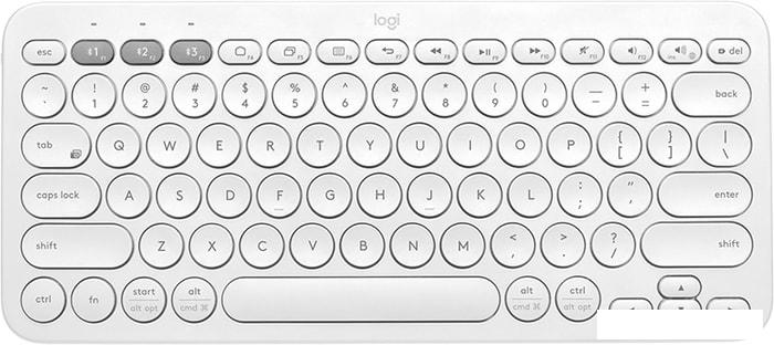 Клавиатура Logitech Multi-Device K380 Bluetooth (белый) - фото