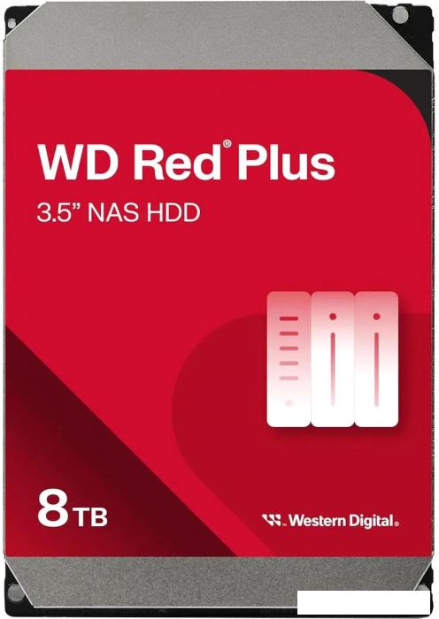 Жесткий диск WD Red Plus 8TB WD80EFPX - фото