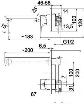 Смеситель Armatura Mokait 5539-810-00 - фото