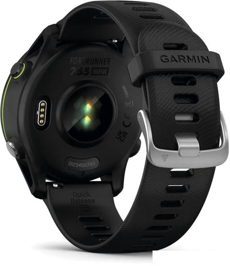 Умные часы Garmin Forerunner 255 Music 46 мм (черный) - фото