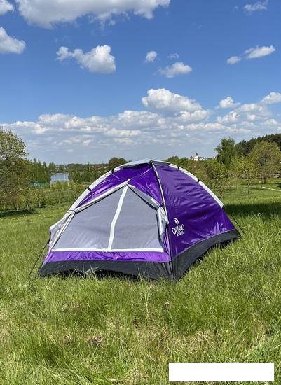 Треккинговая палатка Calviano Acamper Domepack 4 (фиолетовый) - фото