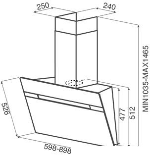 Кухонная вытяжка Jetair Viki WH/A/90 [PRF0111512] - фото