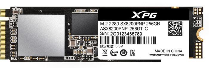 SSD A-Data XPG SX8200 Pro 256GB ASX8200PNP-256GT-C - фото