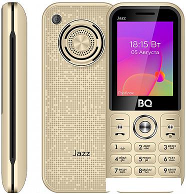 Кнопочный телефон BQ-Mobile BQ-2457 Jazz (золотистый) - фото