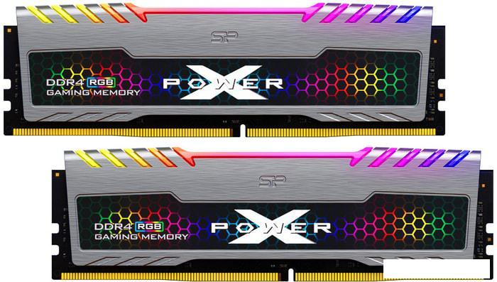 Оперативная память Silicon-Power XPower Turbine RGB 2x8GB DDR4 PC4-25600 SP016GXLZU320BDB - фото