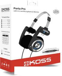 Наушники с микрофоном KOSS Porta Pro Mic/Remote (Classic) - фото