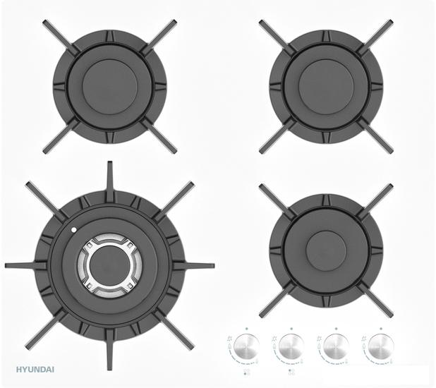 Варочная панель Hyundai HHG 6437 WG - фото