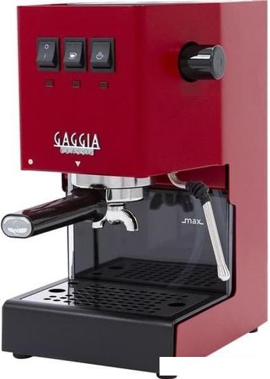 Рожковая помповая кофеварка Gaggia Classic Evo Red 9481/12 - фото