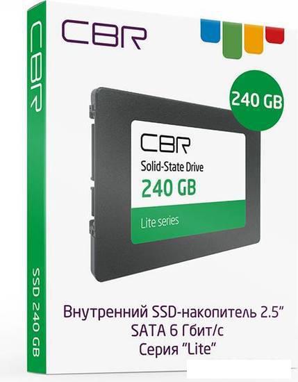 SSD CBR Lite 240GB SSD-240GB-2.5-LT22 - фото