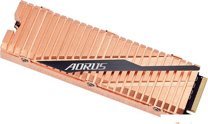 SSD Gigabyte Aorus NVMe Gen4 500GB GP-ASM2NE6500GTTD - фото