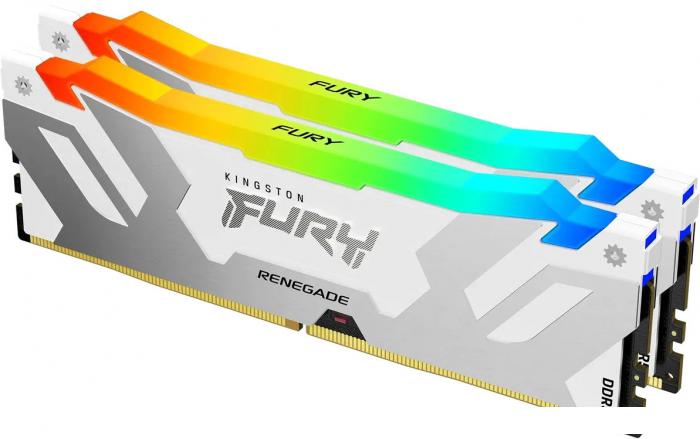 Оперативная память Kingston FURY Renegade RGB 2x16ГБ DDR5 7600 МГц KF576C38RWAK2-32 - фото