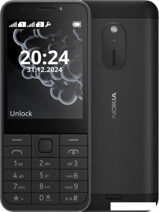 Кнопочный телефон Nokia 230 (2024) Dual SIM TA-1609 (черный) - фото