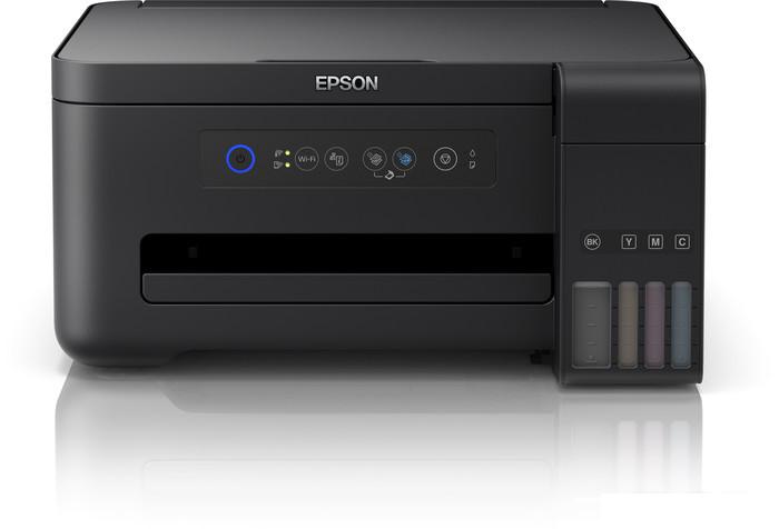 МФУ Epson L4150 (ресурс стартовых контейнеров 7500/6000, чернила 001) - фото