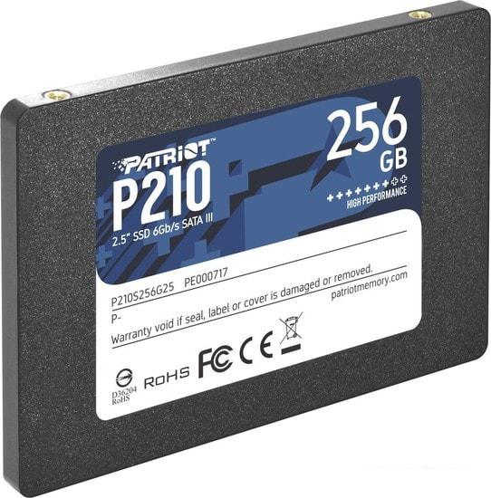 SSD Patriot P210 256GB P210S256G25 - фото