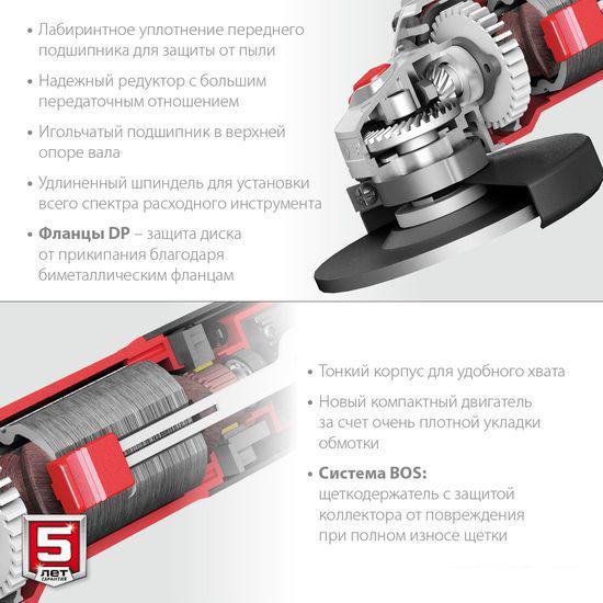 Угловая шлифмашина Зубр Мастер УШМ-125-1005 - фото