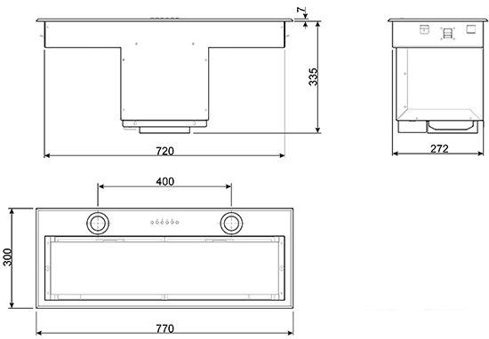 Кухонная вытяжка Smeg KSEG78PXE - фото