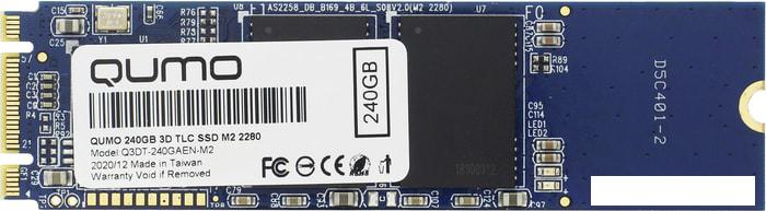 SSD QUMO Novation TLC 3D 240GB Q3DT-240GAEN-М2 - фото