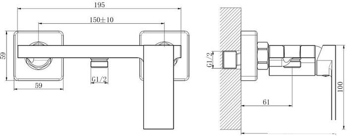 Гигиенический душ Haiba HB5517-3 - фото