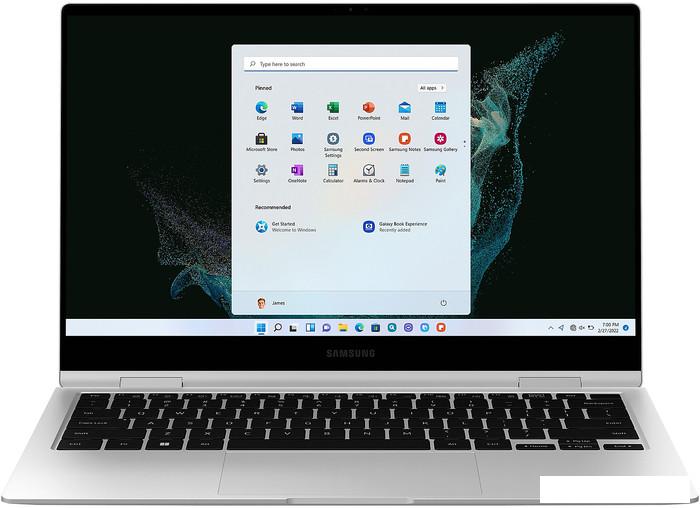 Ноутбук 2-в-1 Samsung Galaxy Book2 Pro 360 13.3 NP930QED-KB2IN - фото