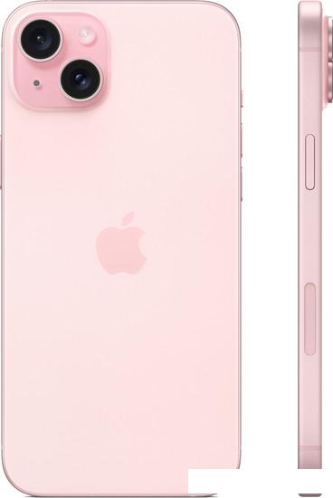 Смартфон Apple iPhone 15 Plus 128GB (розовый) - фото