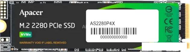 SSD Apacer AS2280P4X 2TB AP2TBAS2280P4X-1 - фото