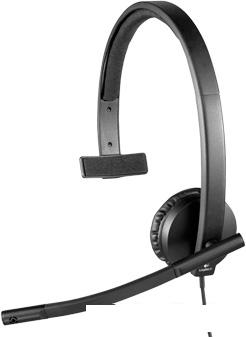 Наушники с микрофоном Logitech USB Headset Mono H570e - фото