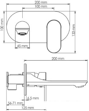 Смеситель Wasserkraft Elbe 7430 - фото