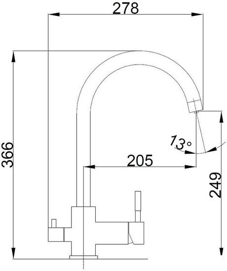 Смеситель Haiba HB76819-5 - фото