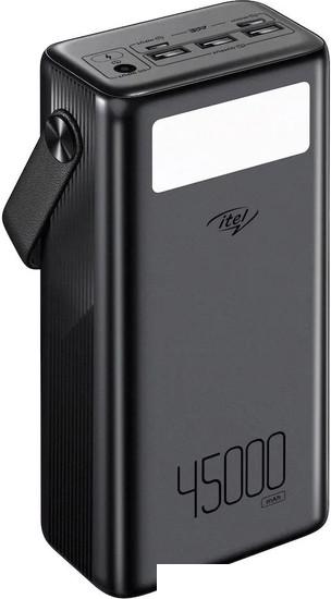 Внешний аккумулятор Itel Maxpower 450PF 45000mAh (черный) - фото