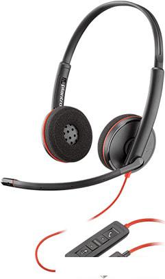 Наушники Plantronics Blackwire C3220 USB-A - фото