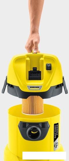 Пылесос Karcher WD 3 Battery Set 1.629-911.0 - фото