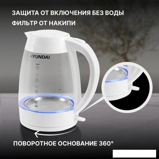 Электрический чайник Hyundai HYK-G4506 - фото