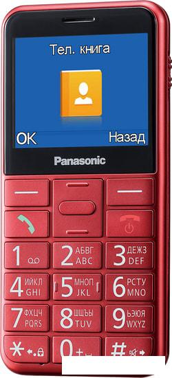 Мобильный телефон Panasonic KX-TU150RU (красный) - фото